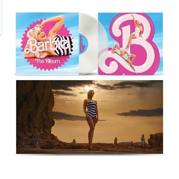 Barbie The Movie the album Vinyl Ken, Barbie Doll Set + 2 hotwheel UNOPENED New - Picture 15 of 16